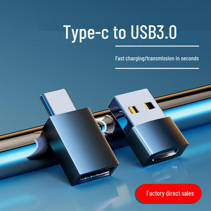Adaptor OTG USB 3.0 la Type-C pentru telefoane Apple, Huawei, Xiaomi