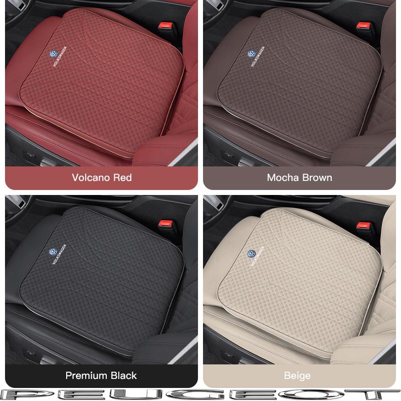 Car Interior Seat Cushion Breathable Ice Silk Pad Cover For VW GTI Polo Golf MK6MK78 Passat Atlas Jetta Tiguan Arteon CC Hub Cap