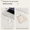 Automatic Closure Spring Coin Purse: Waterproof PU Digital Bag, Portable Makeup Bag, Data Cable Storage, Card Slot