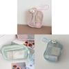 Nylon Tofu Block Mesh Makeup Bag With Large Capacity For Travel And Daily Use