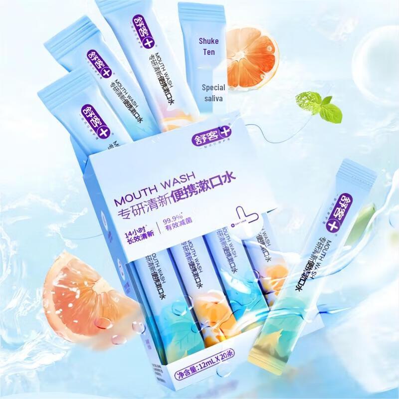 

Saky Fresh Портативный ополаскиватель для рта, набор разных вкусов