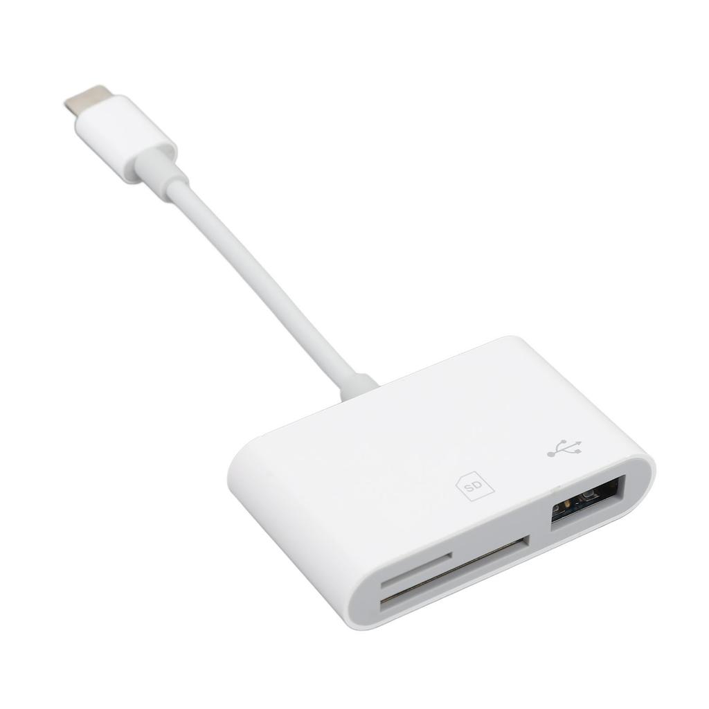 3 In 1 USB C Memory Card Reader Multiport 500M S Stable Transmission Plug and Play for Phone PC Laptop Camera U Disk