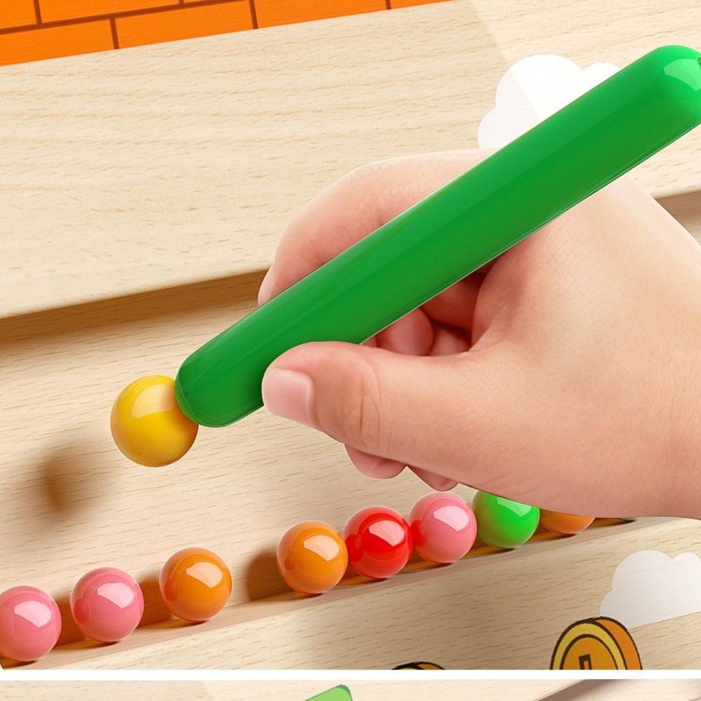 Children's Magnetic Maze Walking Ball Baby Concentration Training, Writing Logic Thinking 3 Year Old Early Education Puzzle Toy