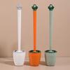 Toilet Brush Lavatory Brush Carrot Toilet Brush Holder Set No Drill Innovative Durable Bathroom Cleaning Brush