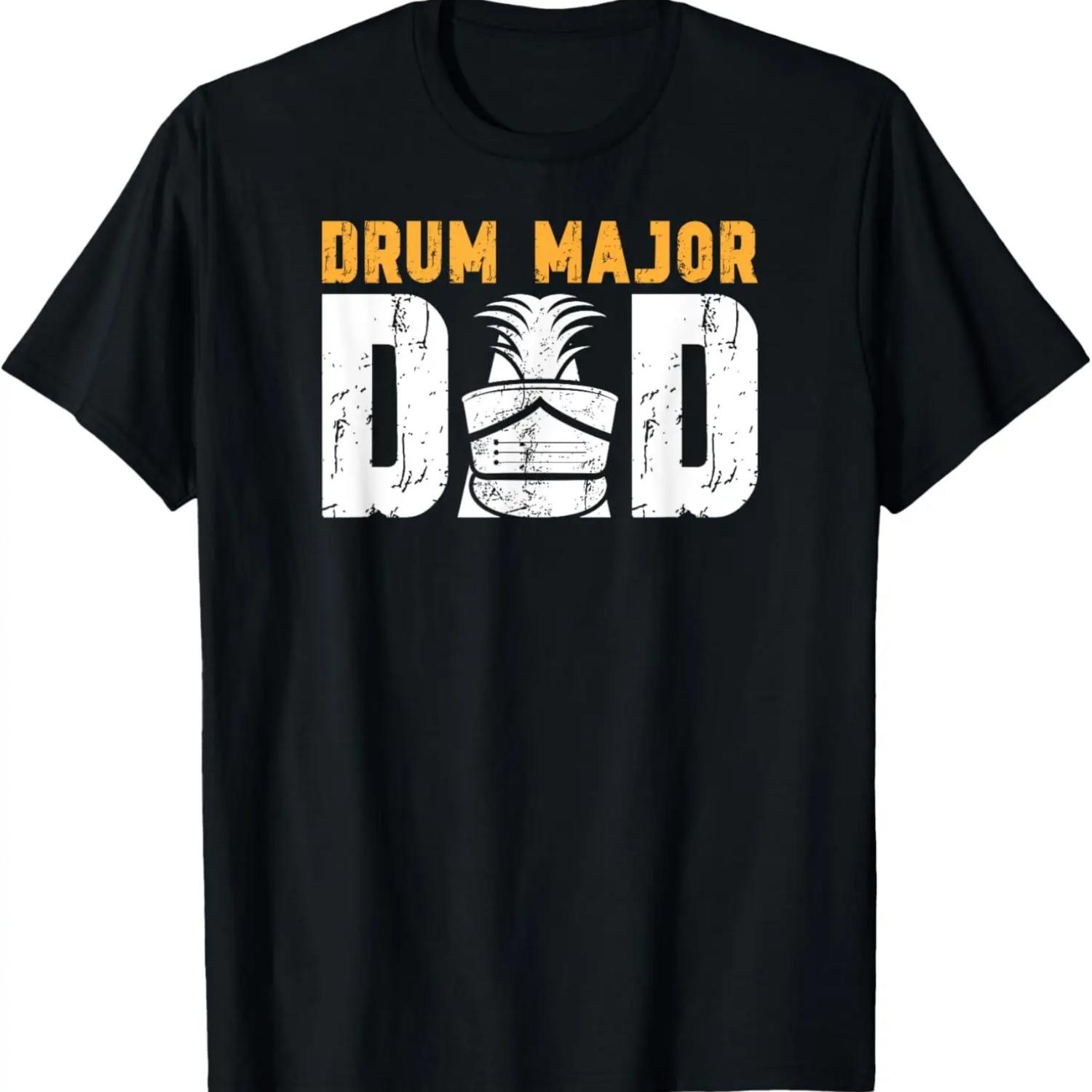 

Drum Major Dad Proud Dad Of A Drum Major Father T-Shirt XXXXXL чёрный