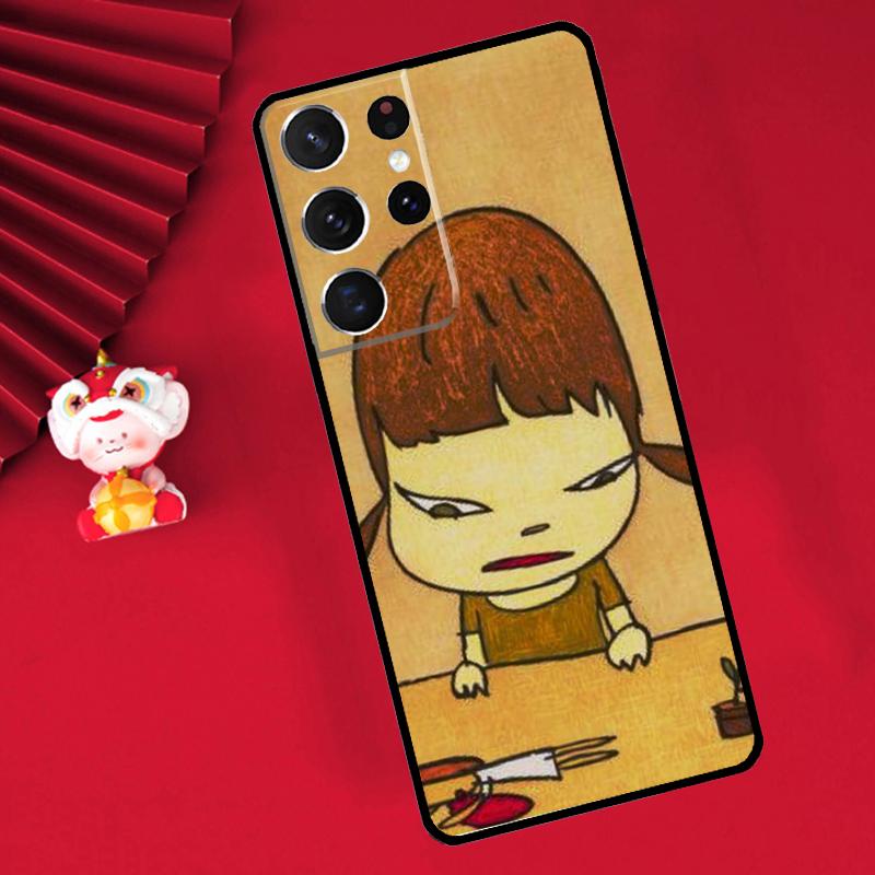 

Yoshitomo Nara Case For Samsung Galaxy S25 S26 Ultra S21 S22 S20 S23 S24 Ultra Plus S10 S25 FE Cover Funda Galaxy S24Ultra