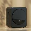 Vented Tumble Dryer, 4 Kg Front Tumble Dryer with Stainless Steel Tub, 800W Compact Freestanding Black
