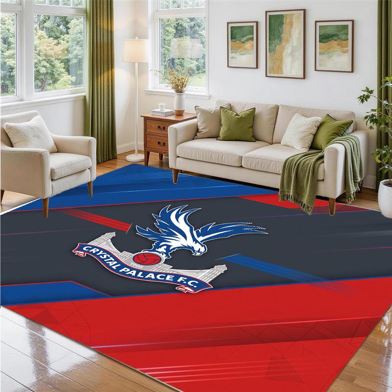 Crystal Palace Design Crystal Velvet Rug Soft Decorative Mat for Bedroom Entrance