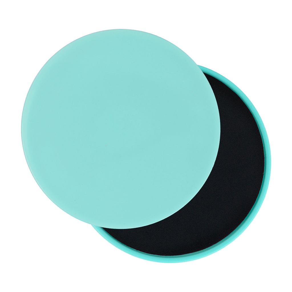 2PCS Exercise Sliding Gliding Disc Fitness Core Slider Sport Full Body Workout (light Green)