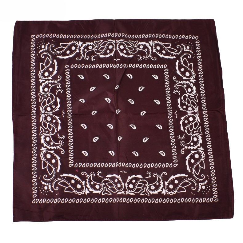 

Punk Outdoor Cycling Multifunctional Bandana, Paisley Pattern Headscarf Mask, Universal for Men and Women кавовий