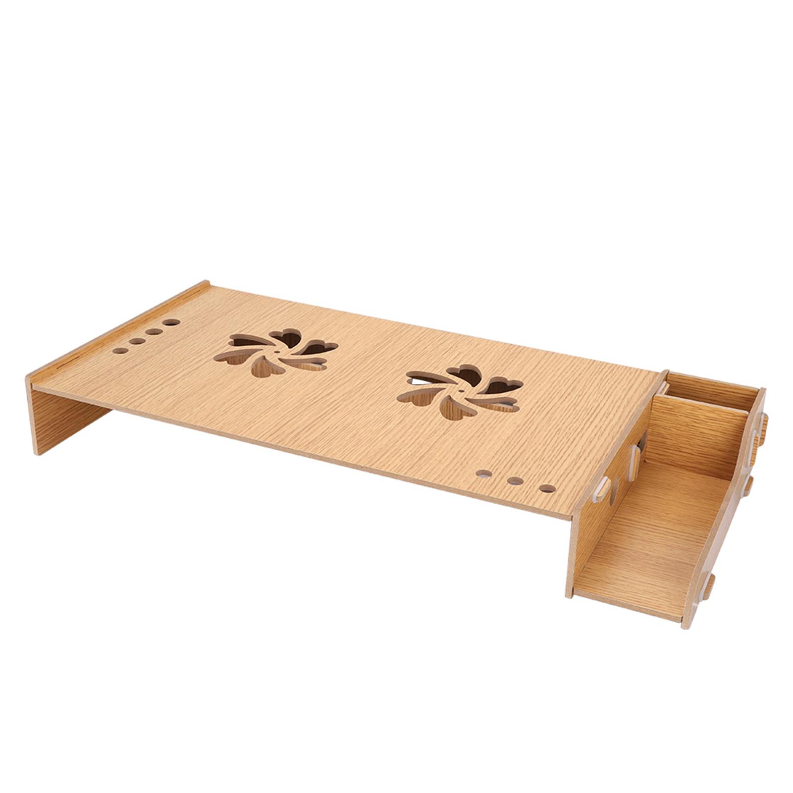 

Сделай сам Подставка-органайзер для монитора на рабочий стол, Деревянная полка, Подставка для ПК, ноутбука(Вишня)