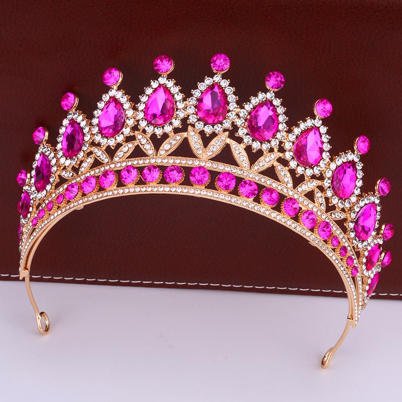Bridal Crown Wedding Birthday Party Tiara Princess Adult Hair Accessories Alloy Rhinestone Crown