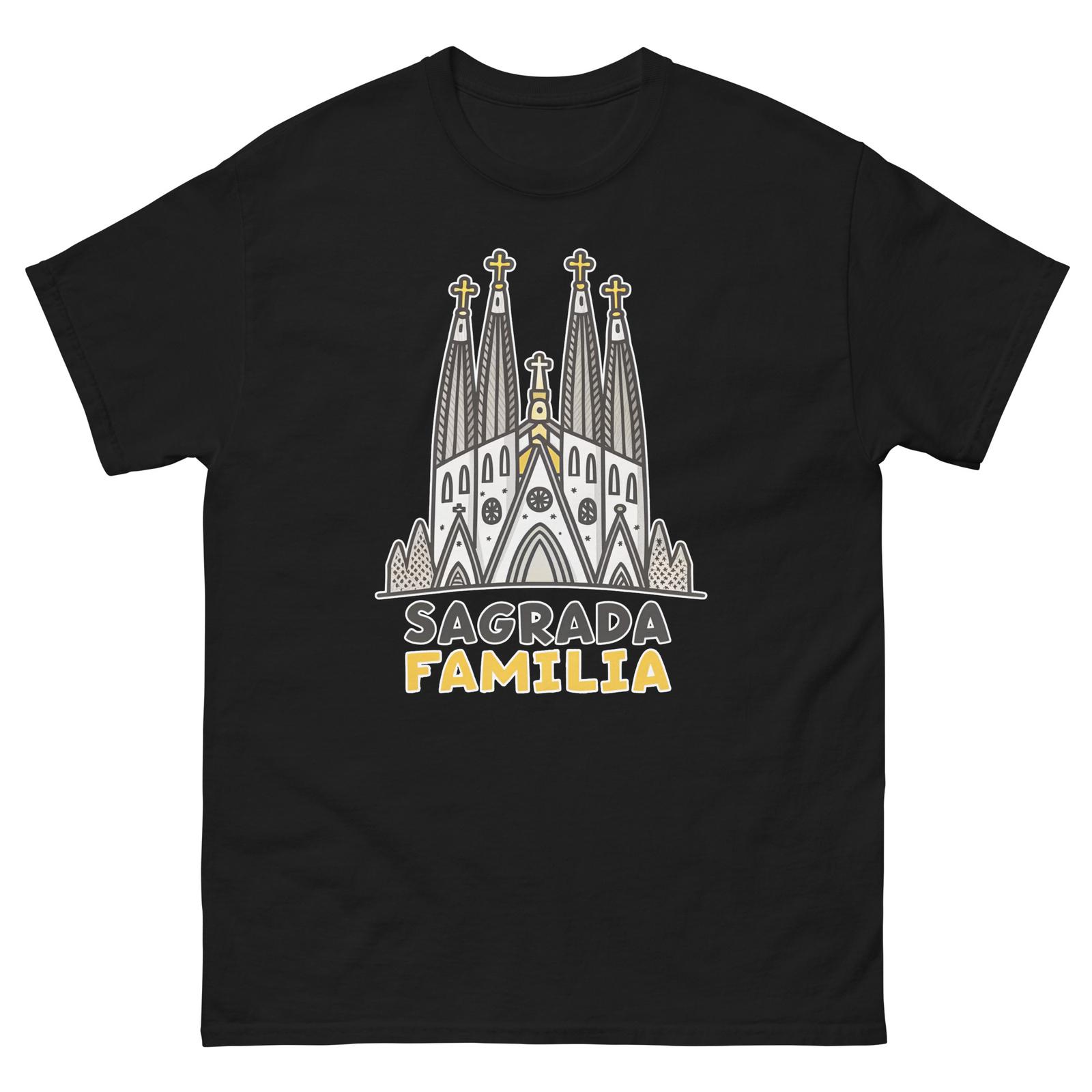 Sagrada Familia Attraction Landmark Travel T-Shirt XXL