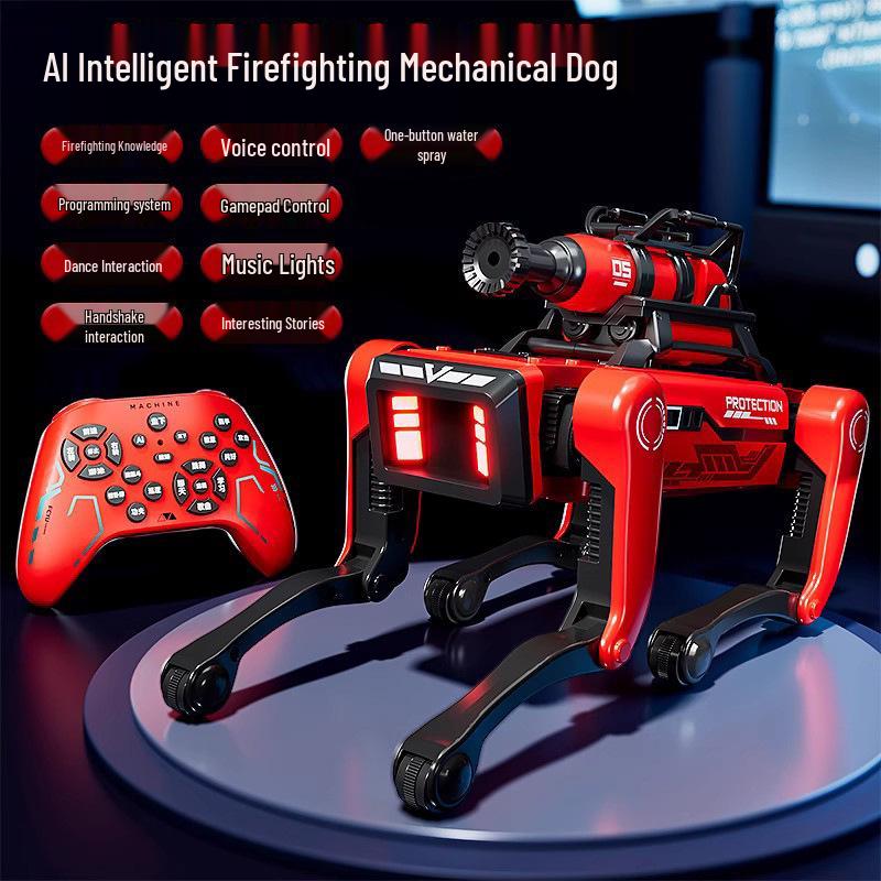 Smart Robot Dog: Interactive Educational Toy for Science & Programming with City Firefighter Simulation