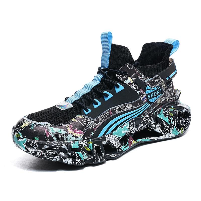 Summer breathable new sports shoes, men's mesh spring casual shoes, lightweight shock-absorbing running shenglong