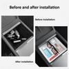 for Tesla Model Y Juniper 2025 Central Control Storage Box Armrest Box Eyeglass Holder Organizer Tray Interior Car Accessories