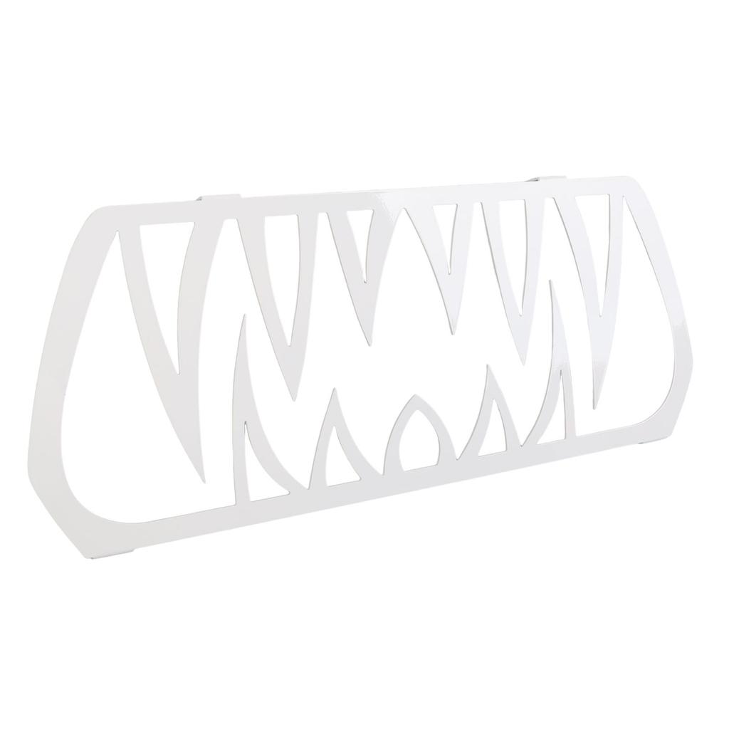 Front Grille Teeth Insert Aluminum Powder Coated Cool Look Rustproof Long Lasting for Ryker All Models White