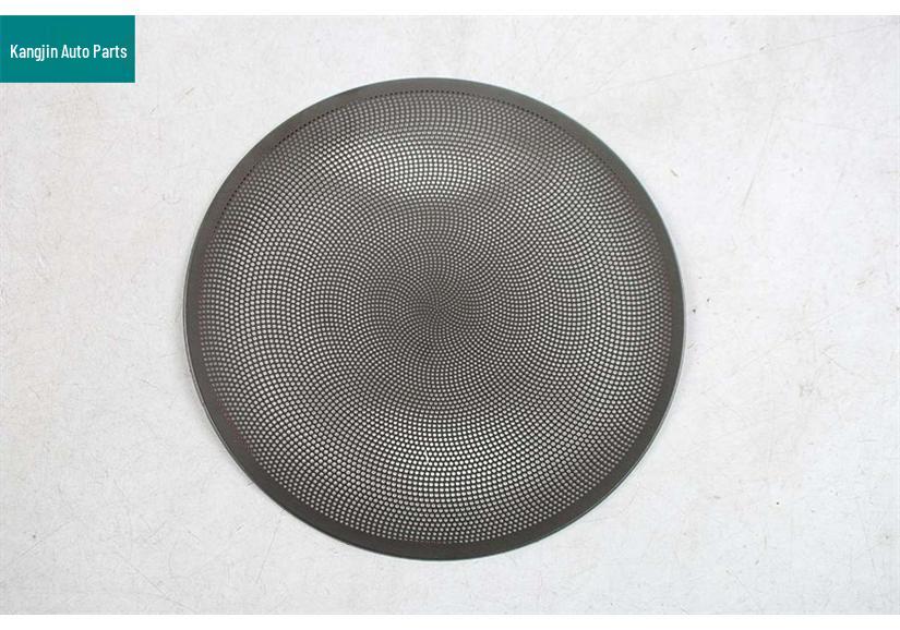 Black Titanium Stainless Steel Speaker Cover for Dongfeng Yipai M8 - Front Panel & Middle Triangle Interior Modification