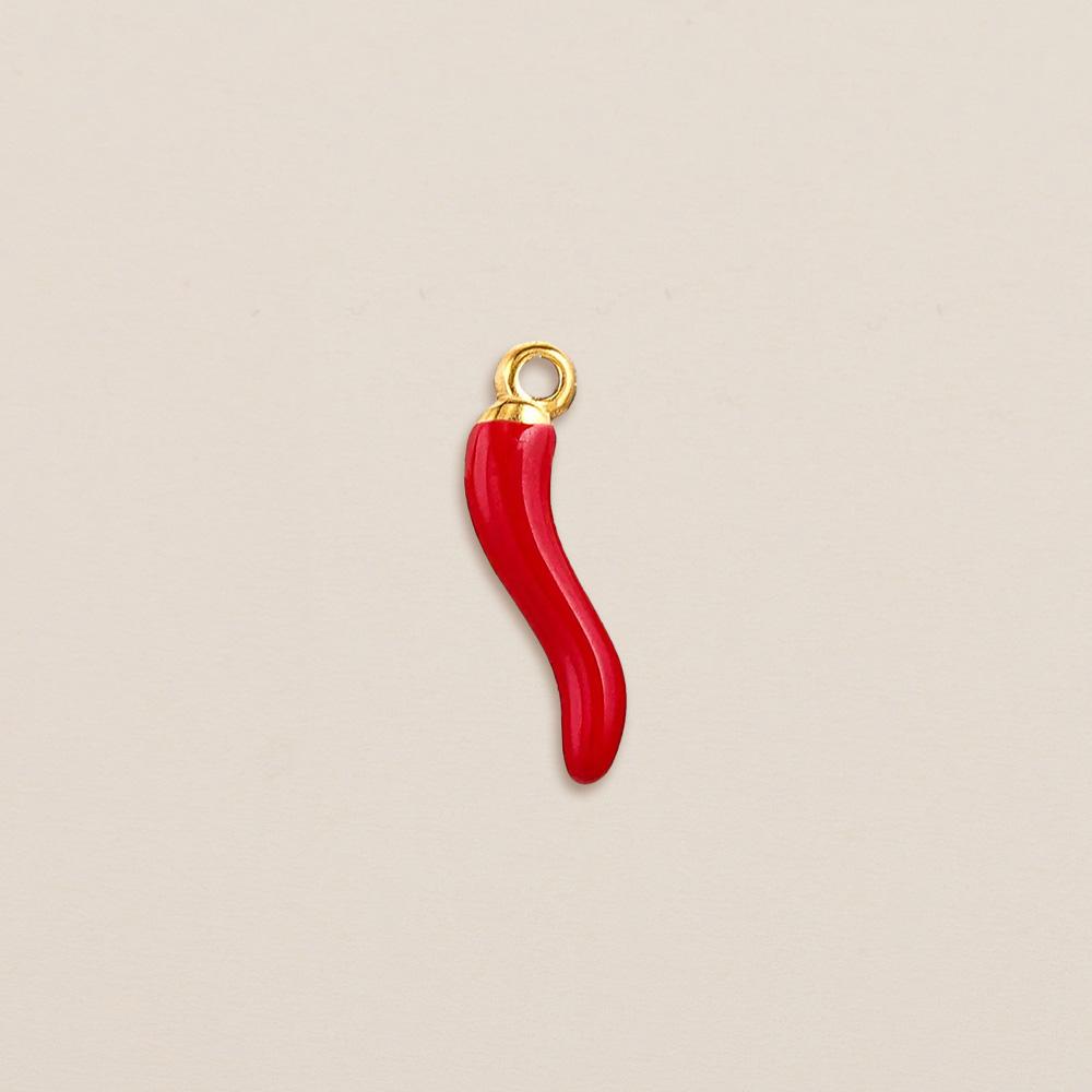 

Trendy Exquisite Stainless Steel Charm For Women Imitation Pearl Screw Heart Pepper Pendant DIY Making Accessories Jewelry
