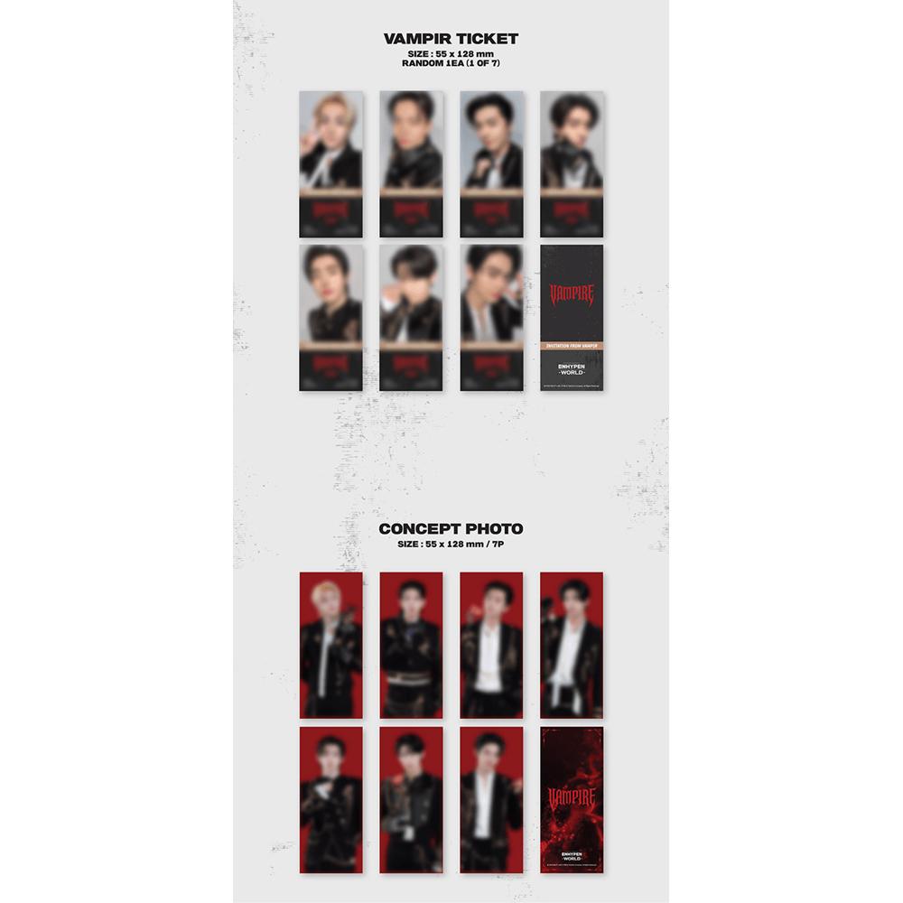 ENHYPEN [WORLD COUPON CARD COLLECTION] VAMPIRE BASIC Ver.