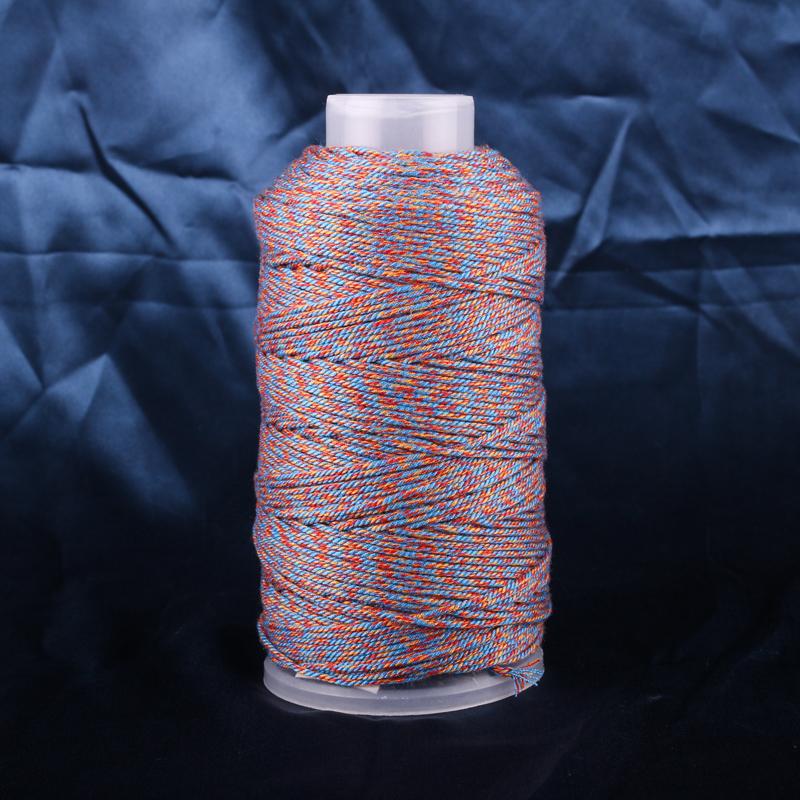 Qs Hand-Rubbed Cotton Thread 18 Strands Of Section Dyeing Gradient Diy Hand-Woven Bracelet Bracelet Rope Play Thread Rope Beading Matching