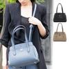 Linle Women's Shoulder Bag, Tote Bag, Handbag, 2-Way, Large Capacity, Work Bag with Front Pocket, D.KELLY (942 Dark Blue)