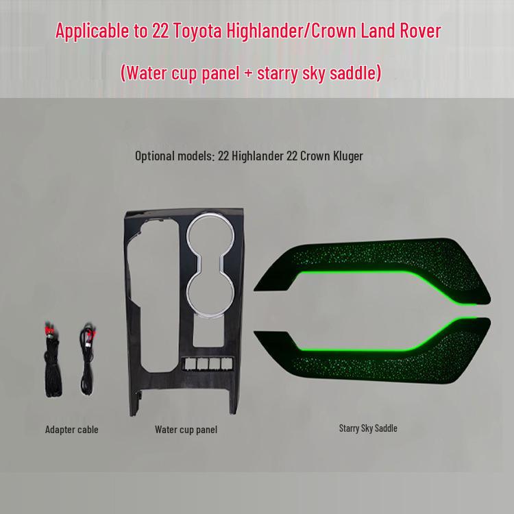 Dynamic Colorful Ambient Light for Toyota Crown Land Cruiser 14th Gen Interior
