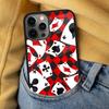 Poker Playing Card Soft Phone Case for iPhone 17 Air 16e Pro max 15 Pro 13 14 Plus 11 12 MagSafe Magnetic Coque