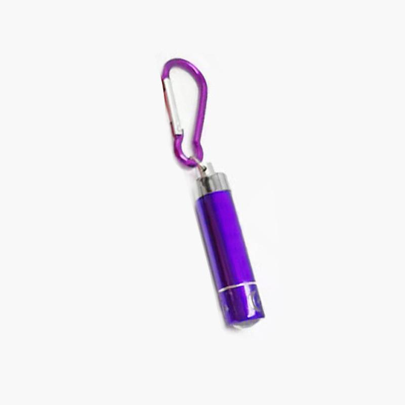 395nm UV Currency Detector Flashlight - Portable Keychain LED Blacklight Torch for Money Checking (Multi-Color)