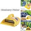 Gardening Hand Tool For Harvesting Multifunctional Portable Blueberry Picker With Comb-Shaped Blueberry Rake