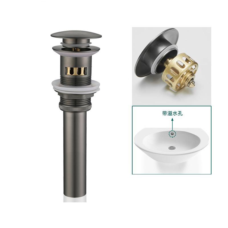 Brushed Gold Bathroom Widespread Basin Faucets Soild Brass Sink Mixer Hot & Cold Lavatory Crane Vessel 3 Holes With Spray Black