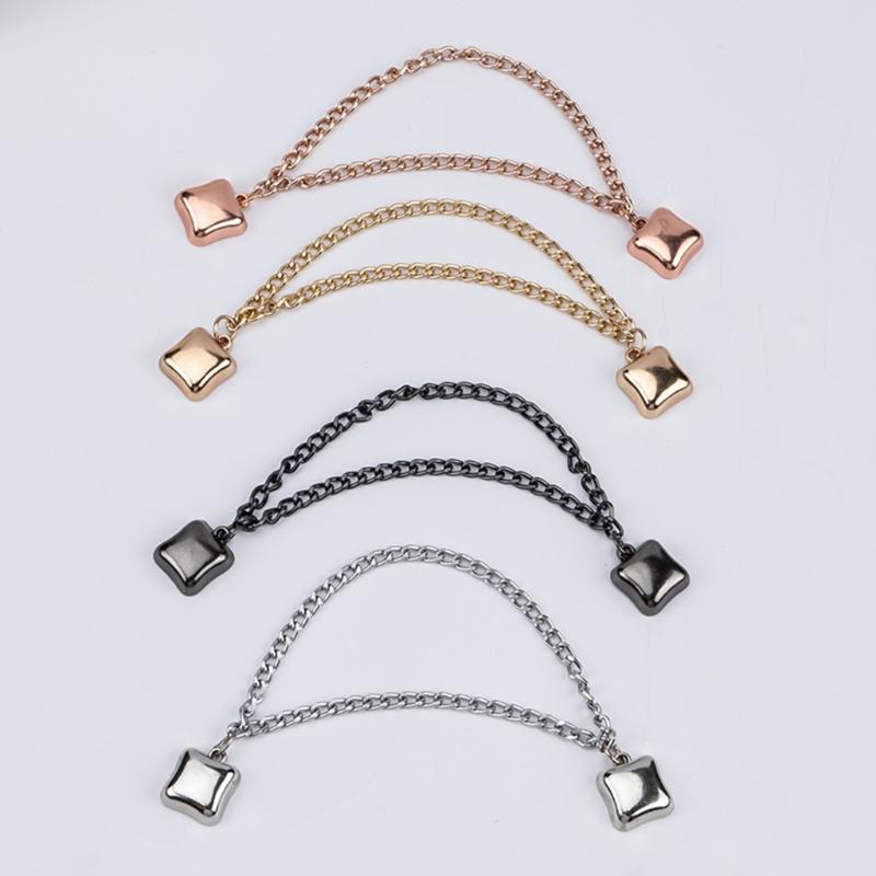 5Pieces Magnetic Pants Cuffs Fasteners, Pants Hems Fasteners Clip Strong Magnets Clip for Pants Trousers to Make Shorter