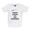 Keep Calm and Go Fishing - Baby Kids Boys Girls Unisex T-Shirt / Babygrow - Fisherman Fish Angler