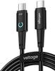 USB-C / USB-C Cable Voltage PowerAngle 100W PD 100cm Black