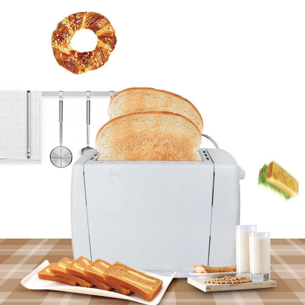 Automatic Electric Bread Baking Machine Stainless Steel Breakfast Machine 2 Slice Toaster  Sandwich