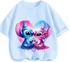 Hot Popular Stitches Graphic T Shirt Lightweight Leisure Daily School Wear Casual Street Kids Boys Girls Clothing