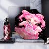Pink Heart Puella Magi  Umbrella Folding Umbrella, Automatic Umbrella 8-Frame for Travel, Camping Use Gift for Halloween Christmas