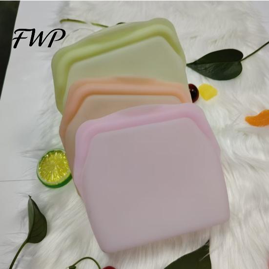 Freezer Safe Silicone Bags Storage Bag Leak-Proof Upright Prevent Odor Sandwich Transfer Reusable Thick Tear-Resistant Food Thickened