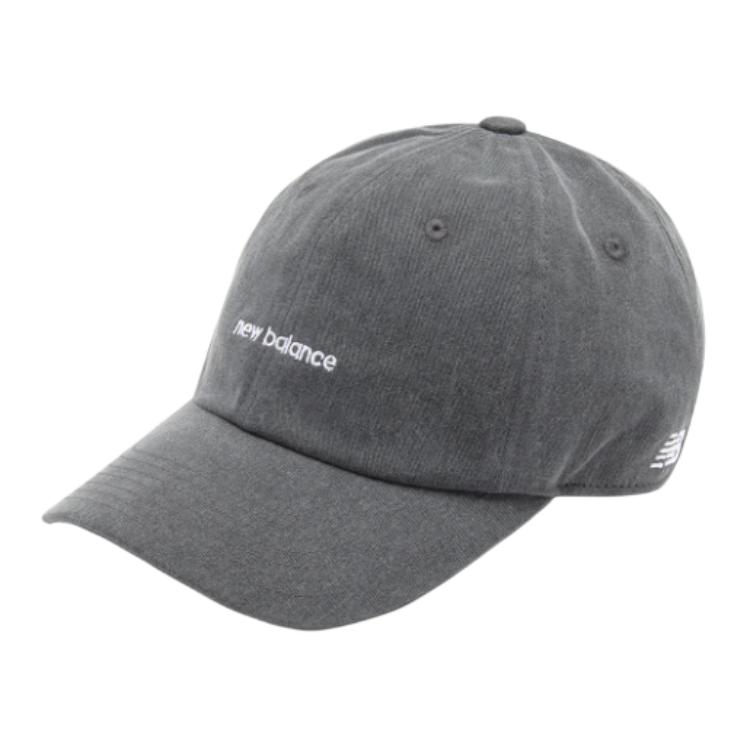 New Balance 100% Cotton Baseball Caps Unisex Dark Gray NBGDFS1102-grey F