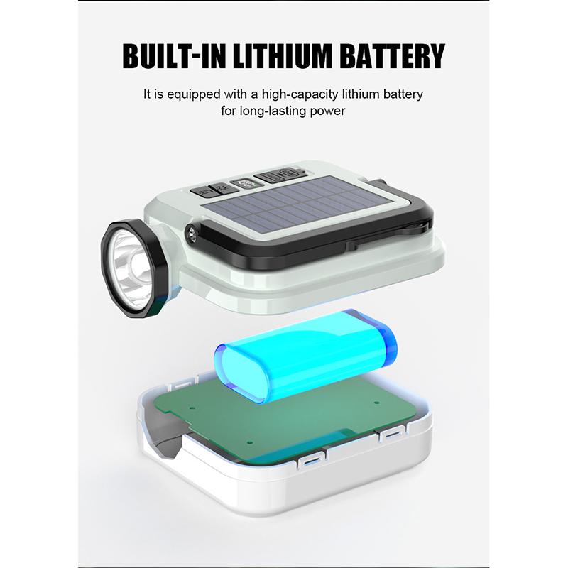Solar-Powered Multifunctional Camping Light