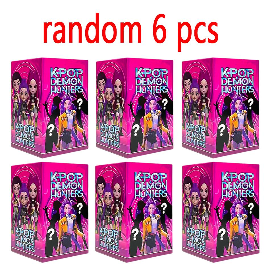 Anime Kpop Devil Hunter Blind Box Demontage Spaß Blind Bag Kleine Statue Peripheres Modell Desktop Blindbox Dekoration Geschenk