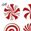 Winter Home Decor Accessories 4Pcs Red White Spiral Wooden Coasters Round Peppermint Candy Drink Lightweight Stackable Wood Mat Heat‑Resistant Cup