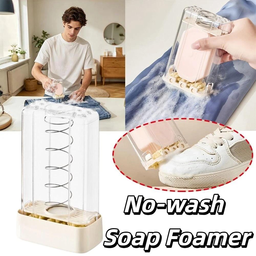 Koffer Multifunktionale Seifenschäumbox Umweltfreundlich Tragbar Kein-Spülen Seifenschäumer Wasserablauf Rollentyp Seifenaufbewahrungsbox Outdoor