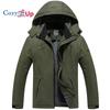 Giacca calda antivento e antipioggia con cappuccio oversize da uomo Cozy Up