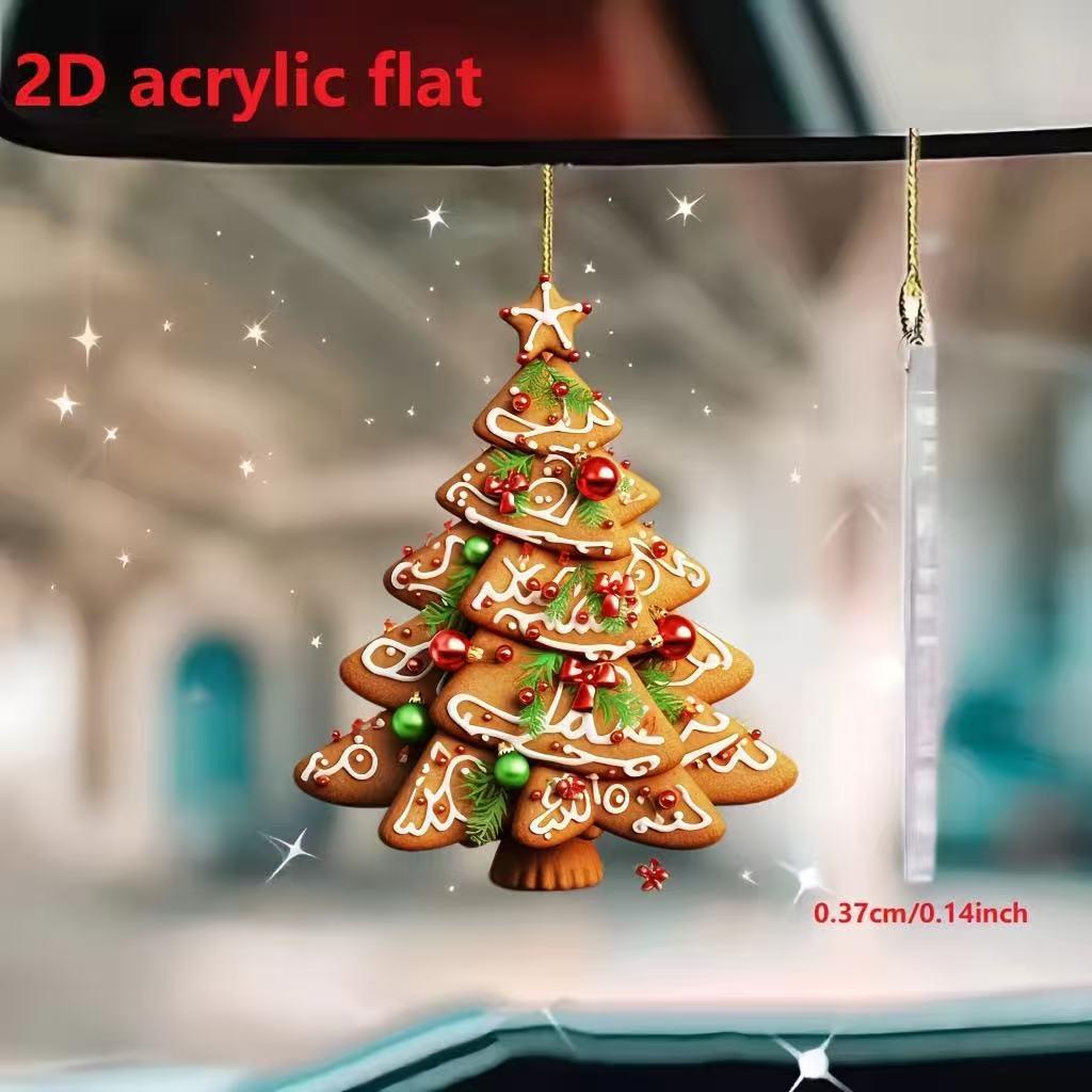 Cross-border Christmas Tree Acrylic Animal Ornament