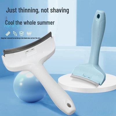 Dual-Use Cat Comb: Removes Loose Hair for Short & Long Hair, Small Pet Hair Thinning & Shedding Tool