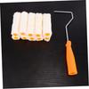 Angoily Sets Inch Small Paint Roller Cover Kit Paint Roller Brush for Wall Decorative Washable Reusable No Mess for Home Pcs Random