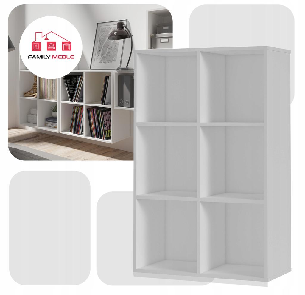 Regał półka organizer pojemnik stojak na płyty winylowe segregatory Cubo 5