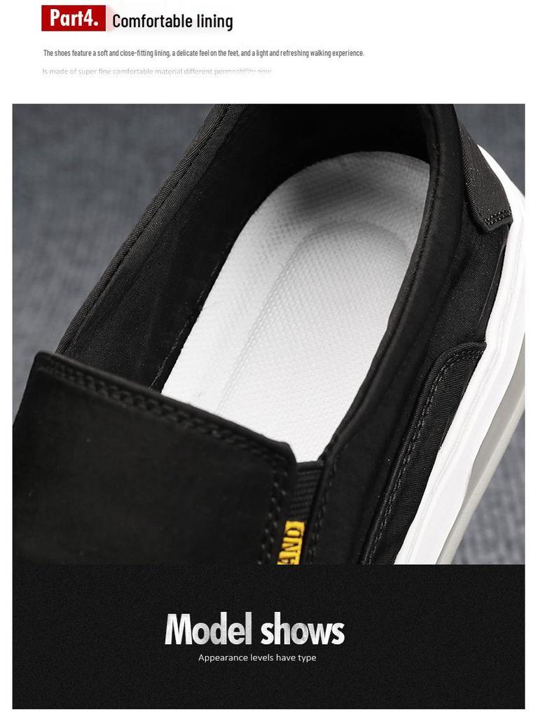 Canvas Men's Breathable Casual Work Shoes - Spring 2025 Edition