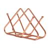 Iron Paper Towel Holder Triangle Shape Stainless Large Capacity Polished No Deformation Bar Office Kitchen Table Napkin Holder Napkin Dispenser